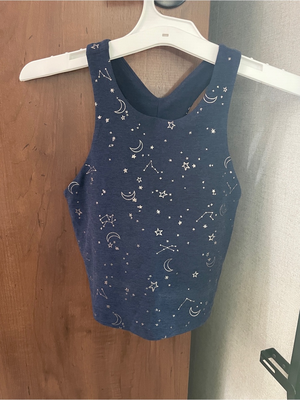 Beyond Yoga Navy Star & Moon Tank Top size Xs